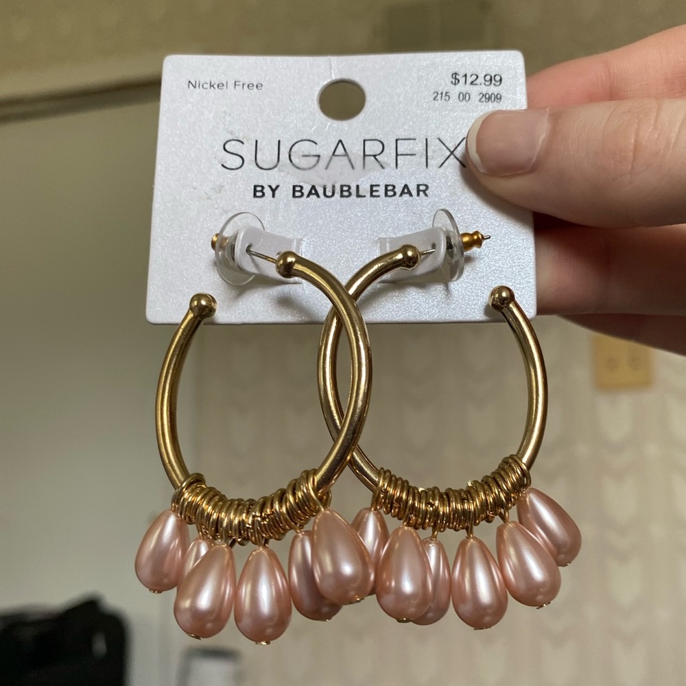 Dangly hoop Baublebar earrings